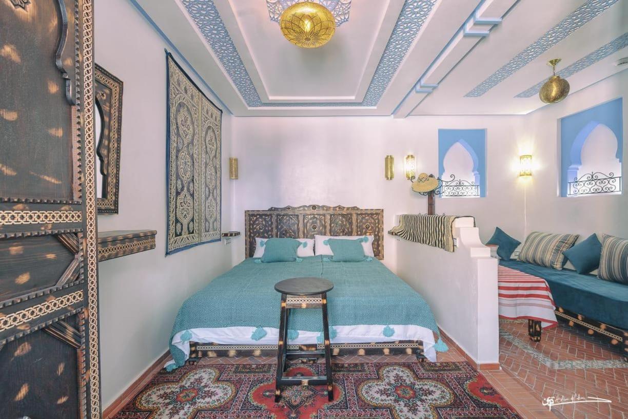 シェフシャウエン Dar Rafik Bed & Breakfast エクステリア 写真